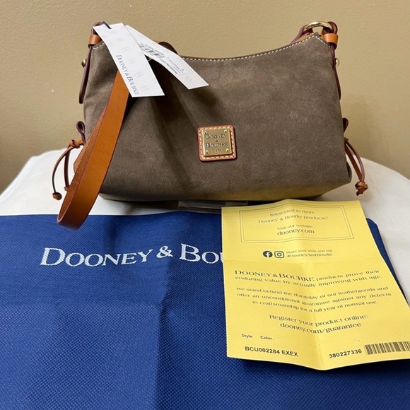Dooney & Bourke Handbags - Dooney & Bourke Vtg NWT Tracy Italian Suede Bag
Shoulder/Crossbody retail $279
